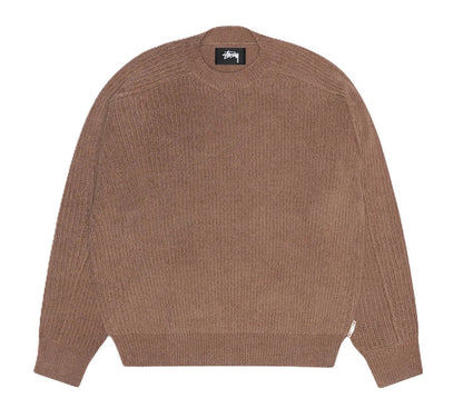 Stussy Exposed Seam Sweater Brown