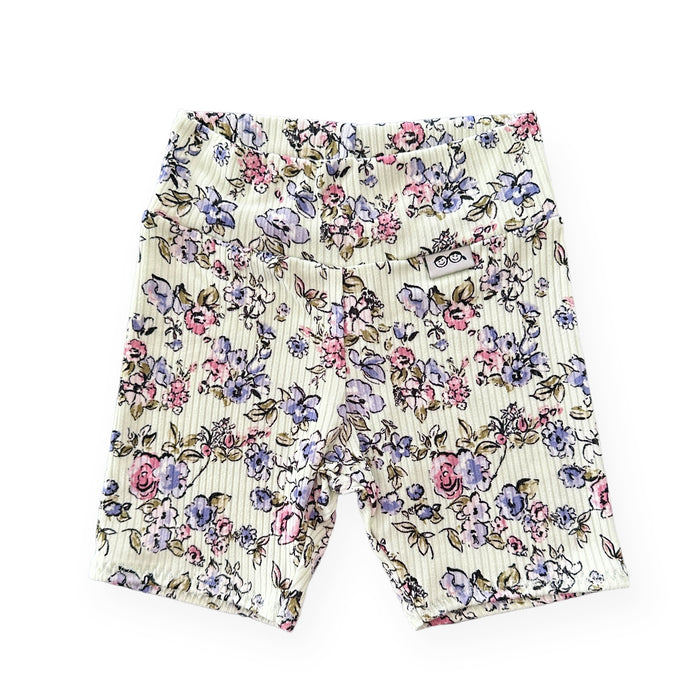 Summer Garden Ribbed Biker Shorts Lounge Set