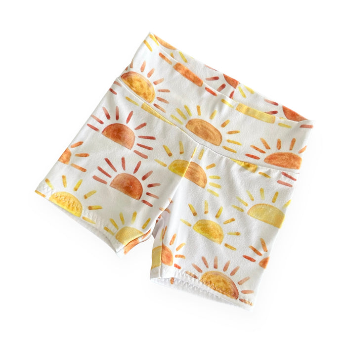 Sunshine Stripe Biker Shorts