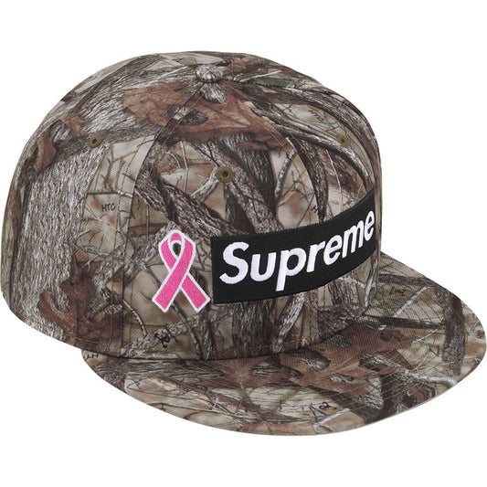 Supreme Breast Cancer Box Logo New Era Fitted True Timber