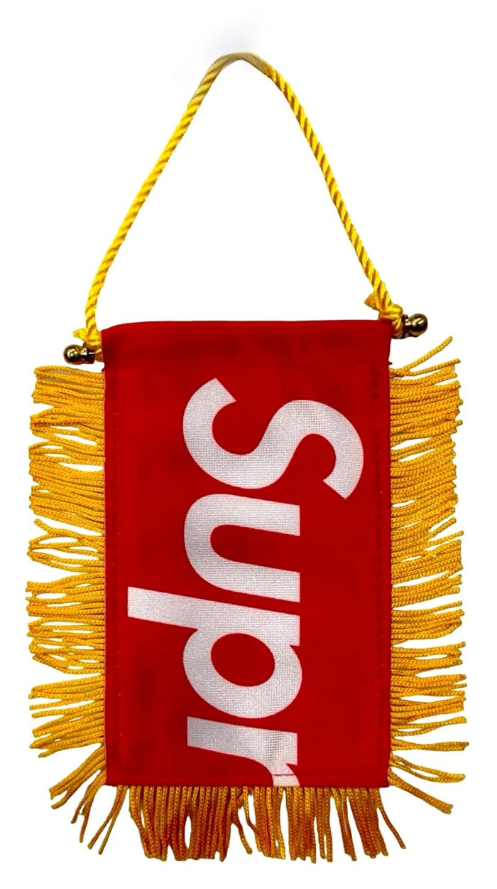 Supreme Dashboard Flag (Red)