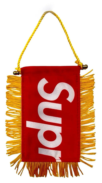 Supreme Dashboard Flag (Red)