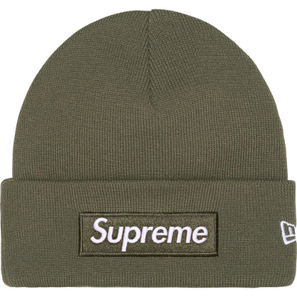 Supreme New Era Box Logo Beanie Olive (FW25)