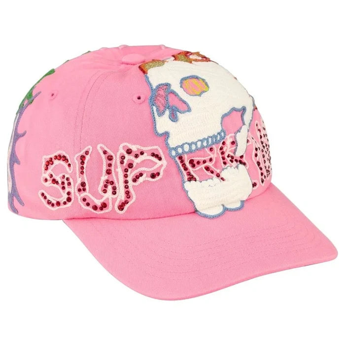 Supreme WFST 6-Panel Hat (Pink)