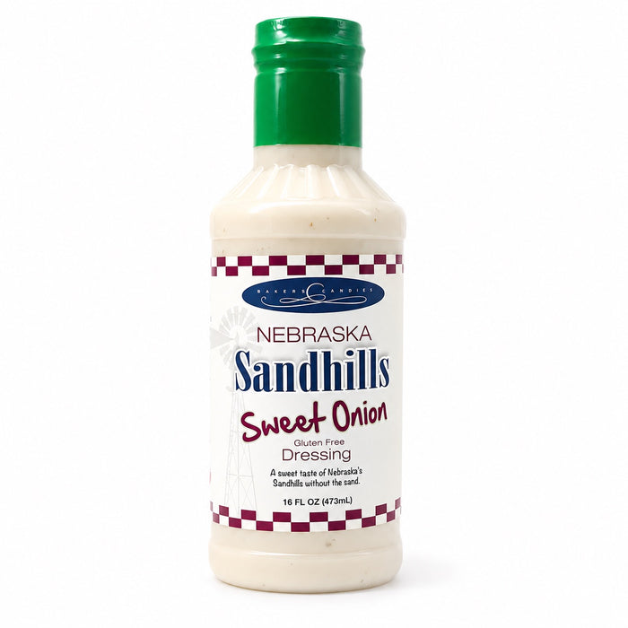 Baker's Candies 16oz Sandhills Sweet Onion Gluten Free Ranch Salad Dressing