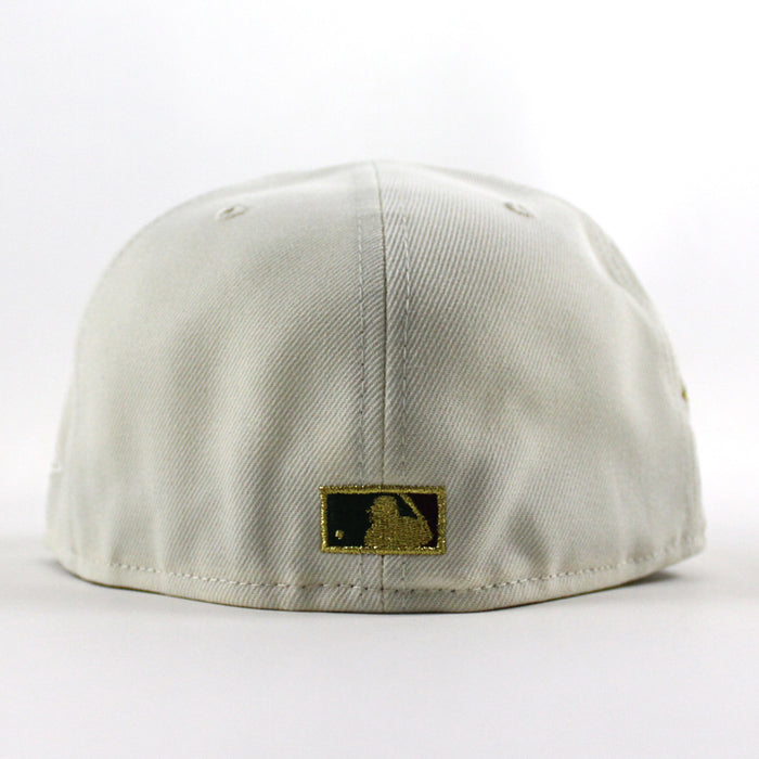 Texas Rangers 1994-2019 Final Season New Era 59Fifty Fitted Hat (Chrome White Purple Green Under Brim)