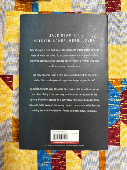 The Hard Way A Jack Reacher Novel by Lee Child