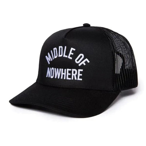 The Quiet Life - Middle of Nowhere Trucker Hat (Black)