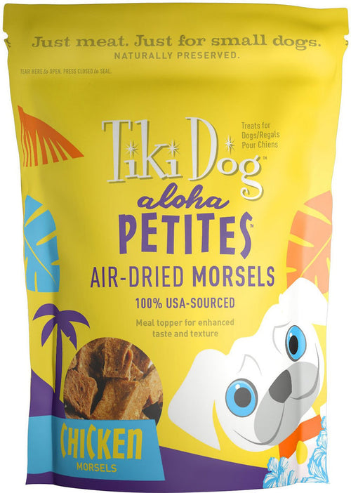 Tiki Pet Aloha Petites Air-Dried Chicken Morsel Treat & Meal Topper 5oz