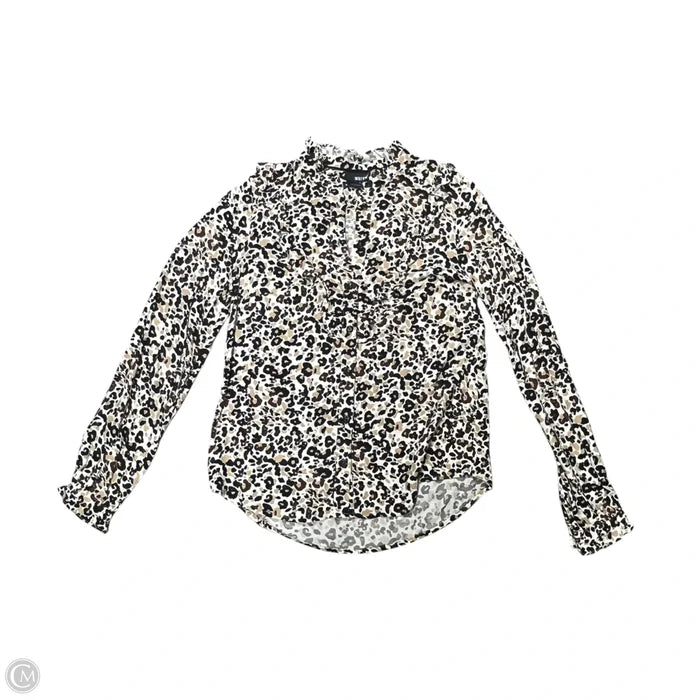 Top Long Sleeve By Maeve In Animal Print, Size: Xs