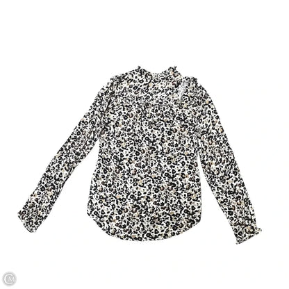 Top Long Sleeve By Maeve In Animal Print, Size: Xs