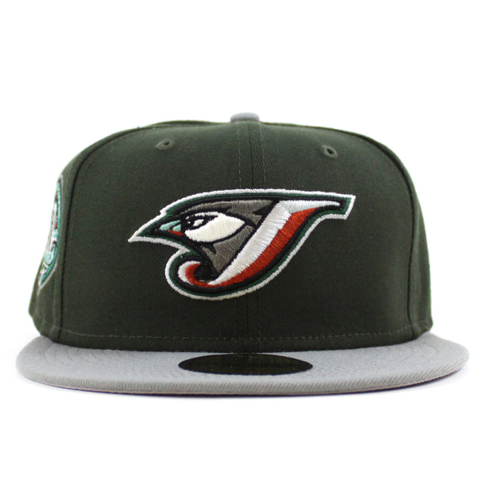 Toronto Blue Jays 30 ANNIVERSARY New Era 59Fifty Fitted Hat (Seaweed Misty Gray Under Brim)