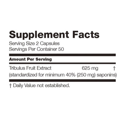 Twinlab Tribulus Fuel 625 Capsules