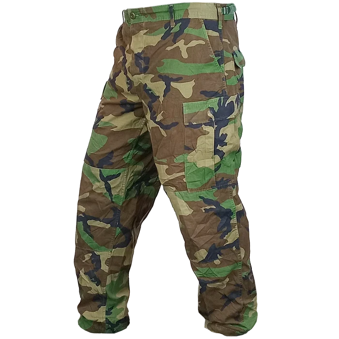USGI BDU Trousers Woodland Ripstop - Value Grade - US Army Surplus - Combat Trousers