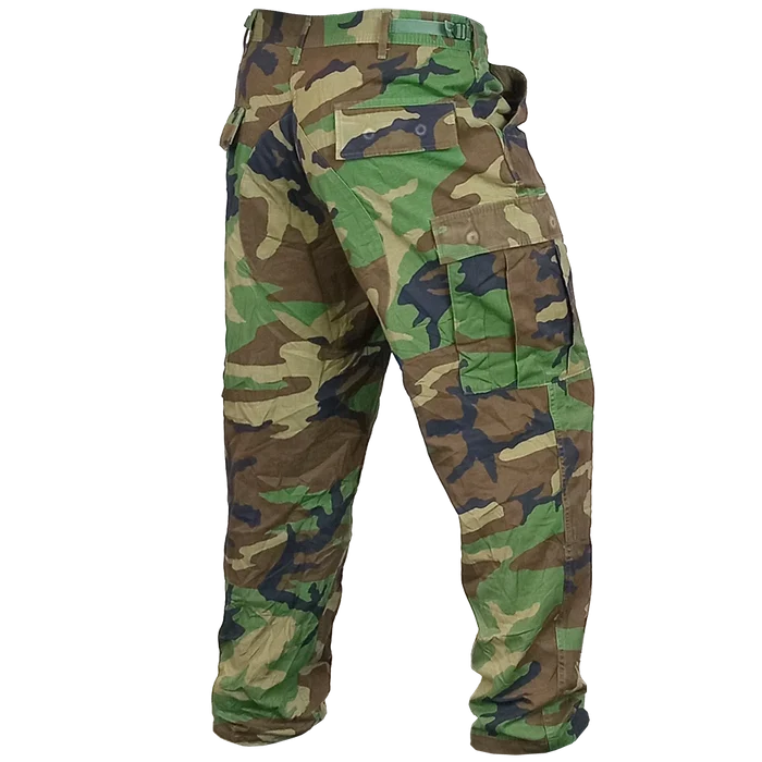 USGI BDU Trousers Woodland Ripstop - Value Grade - US Army Surplus - Combat Trousers