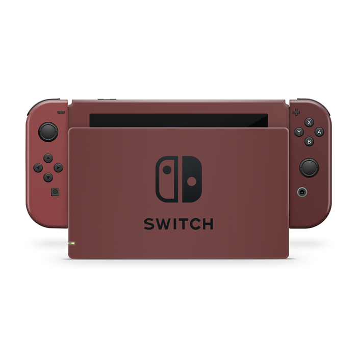 Velvet Maroon Nintendo Switch Decal Skin
