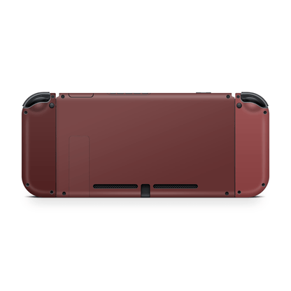 Velvet Maroon Nintendo Switch Decal Skin