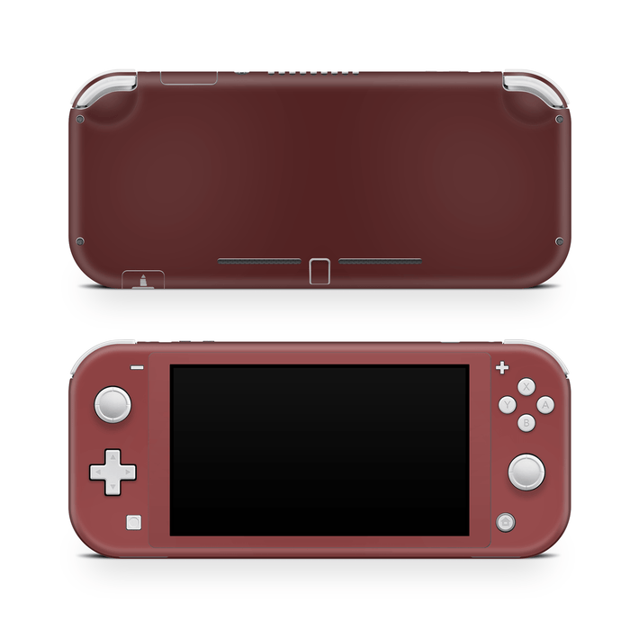 Velvet Maroon Nintendo Switch Lite Decal Skin