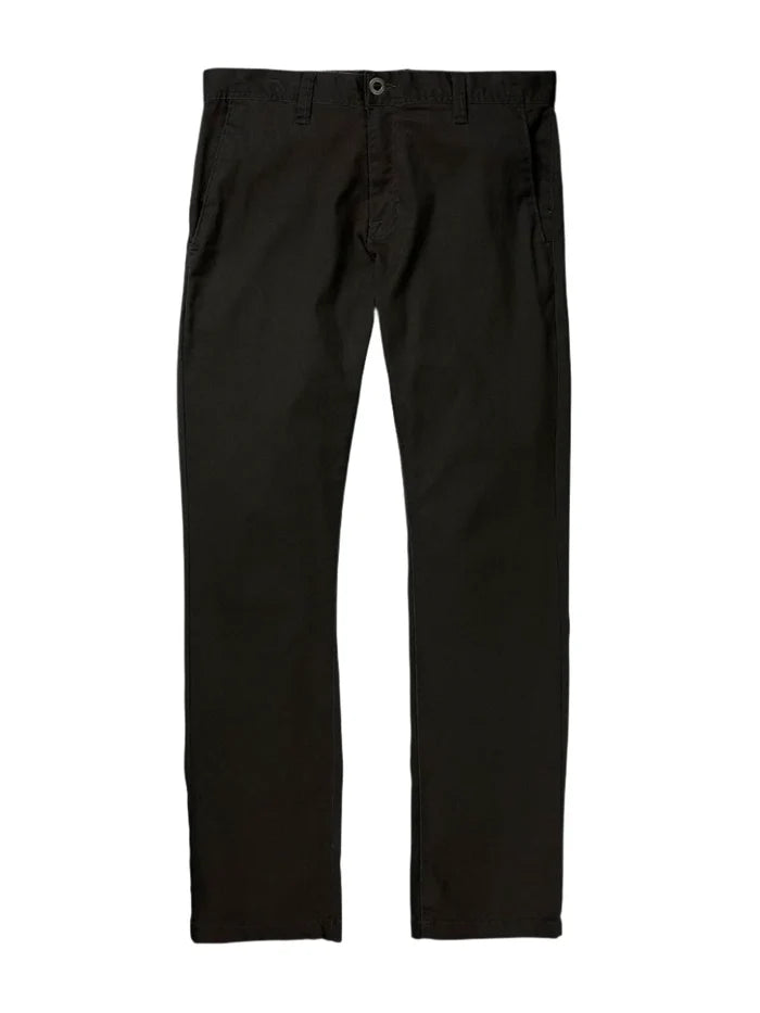 Volcom - Frickin Modern Straight Stretch Chino Pants (Black)