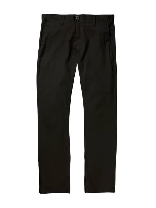 Volcom - Frickin Modern Straight Stretch Chino Pants (Black)