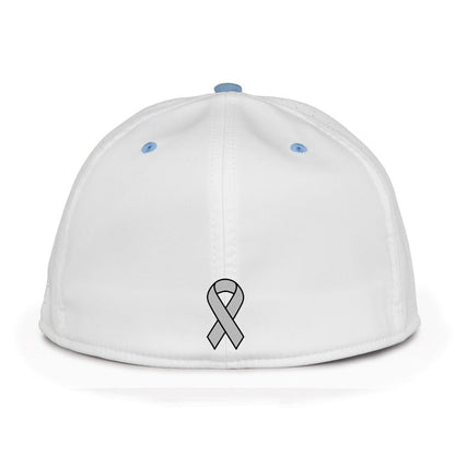 White / Columbia Blue Hat