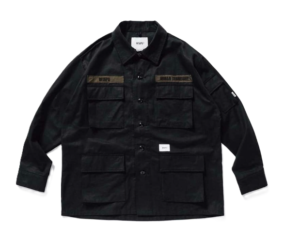 WTAPS Jungle L/S Shirt Black (WORN)