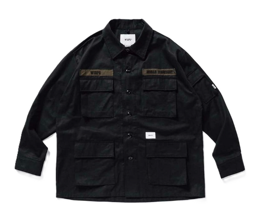 WTAPS Jungle L/S Shirt Black (WORN)